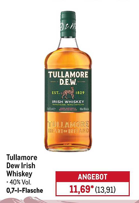 Tullamore Dew Irish Whiskey 0,7 l - 40% Vol.