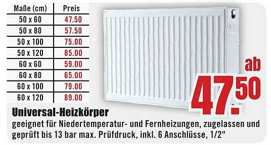 Universal-Heizkörper