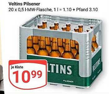 Veltins Pilsener Kiste - 20 x 0,5 l