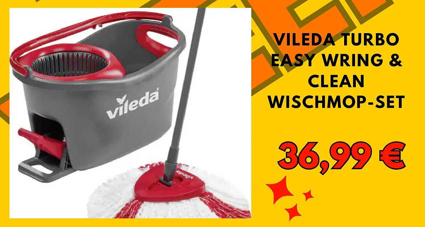 Vileda Turbo Easy Wring & Clean Wischmop-Set