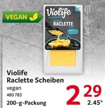 Violife Raclette Scheiben 200-g-Packung