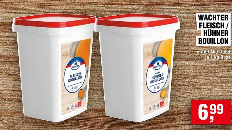Wachter Fleisch / Hühnerm Bouillon 1 kg Dose