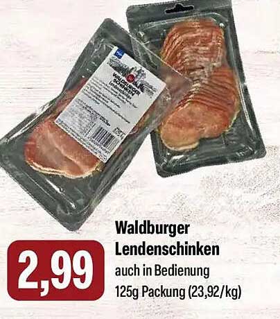 Walburger Lendenschinken 125g Packung