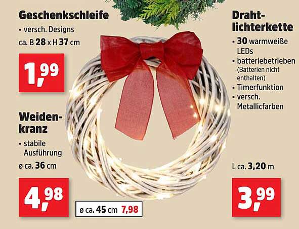 Weidenkranz - stabile Ausführung Ø ca. 36 cm