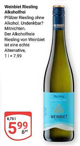 Weinbiet Riesling Alkoholfrei