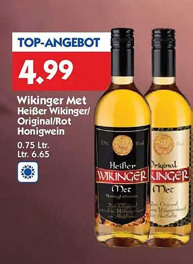 Wikinger Met Heißer Wikinger/Original/Rot Honigwein