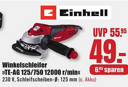 Winkelschleifer »TE-AG 125/750 12000 r/min«
