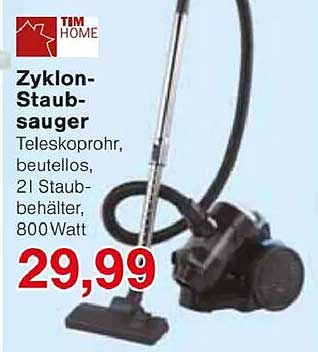 Zyklon-Staubsauger TTM HOME