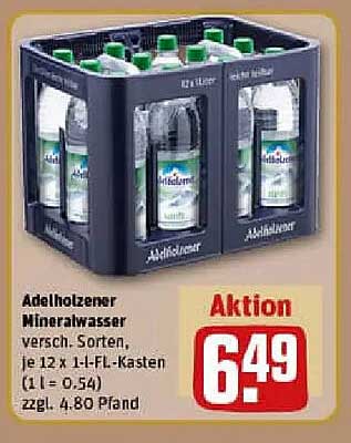 Adelholzener Mineralwasser 12er Kasten