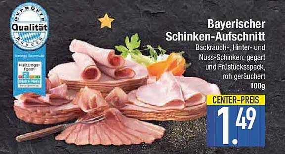 Bayerischer Schinken-Aufschnitt 100g