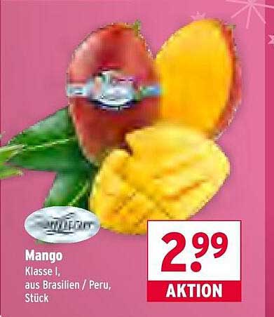 Mango Klasse I, aus Brasilien / Peru, Stück