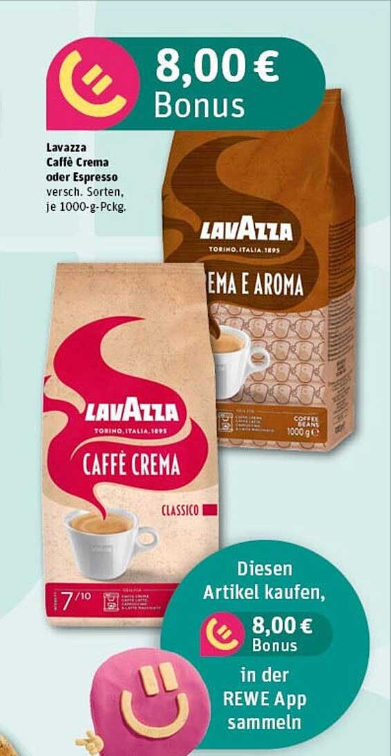 Elegantes Lavazza Angebot Rewe Bilder
