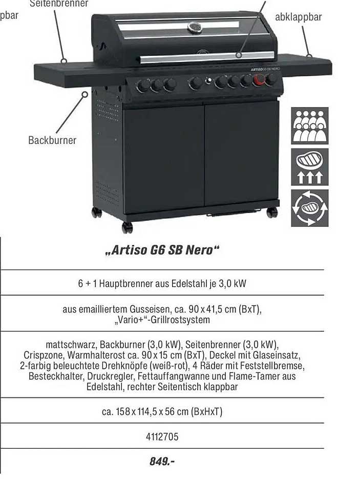 "Artiso G6 SB Nero"