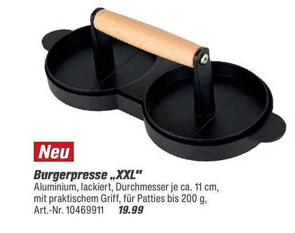 Burgerpresse „XXL"