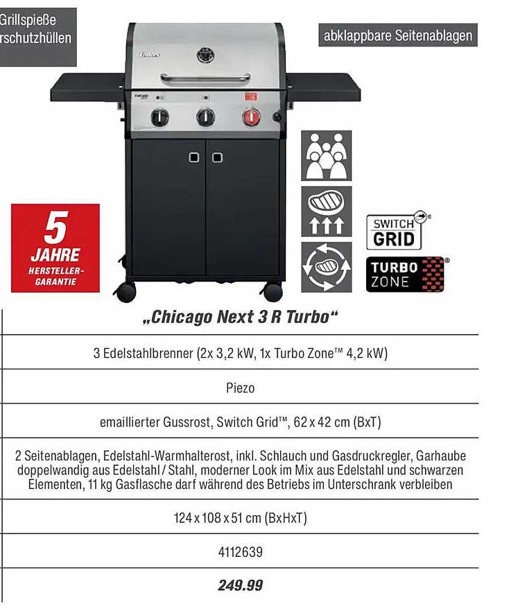 "Chicago Next 3 R Turbo"