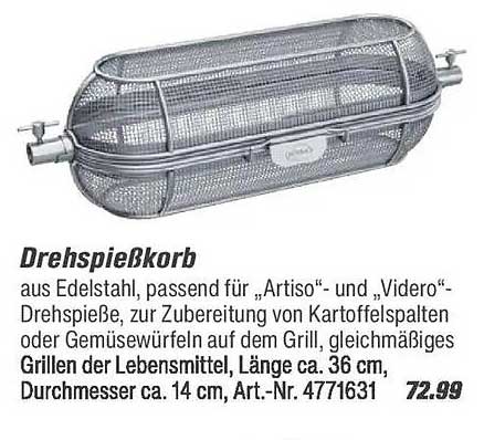 Drehspießkorb