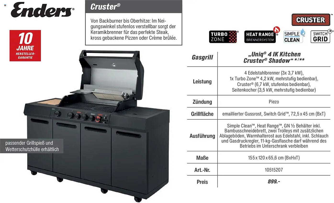 Enders Cruster® Gasgrill
