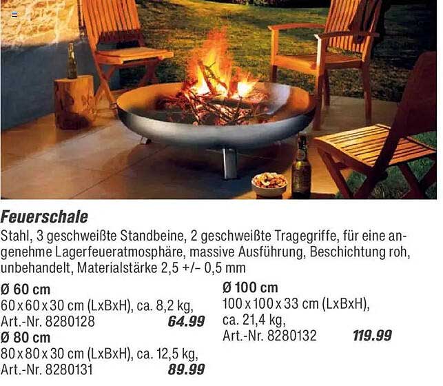 Feuerschale Ø 60 cm