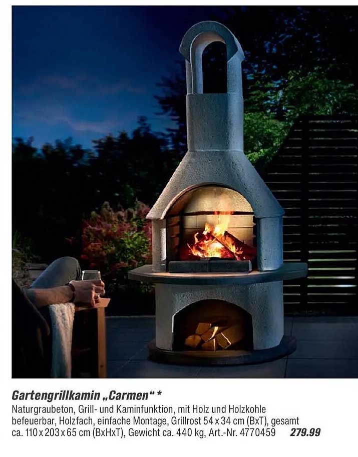 Gartengrillkamin „Carmen“