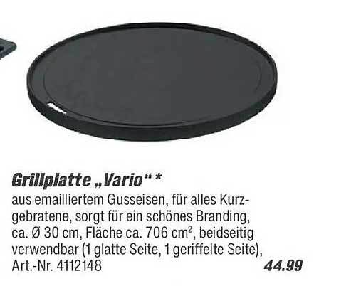 Grillplatte „Vario“*