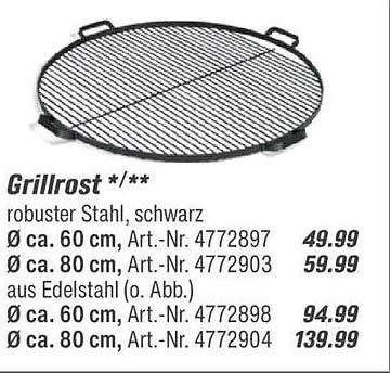 Grillrost */**