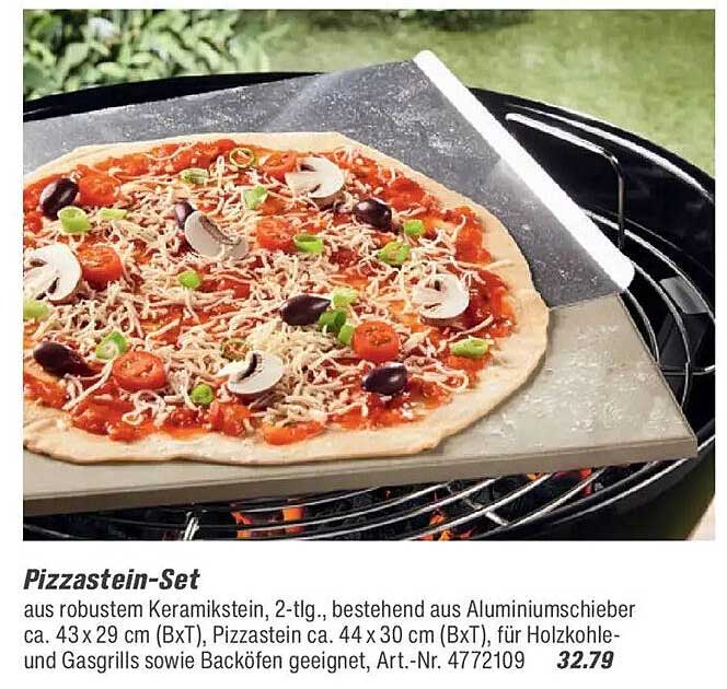 Pizzastein-Set