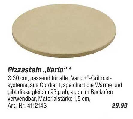 Pizzastein „Vario“