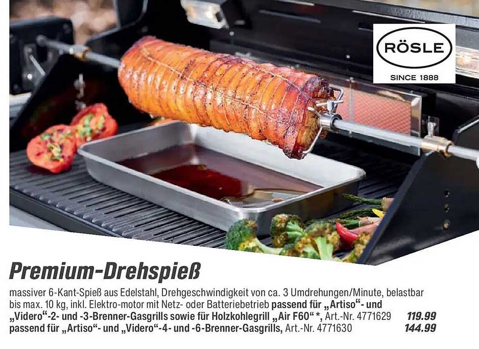 Premium-Drehspieß