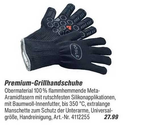 Premium-Grillhandschuhe