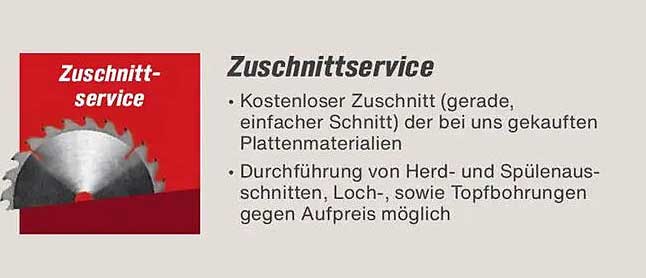 Zuschnittservice