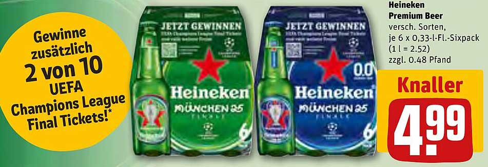 Erstaunlich Heineken Angebot Rewe Bilder