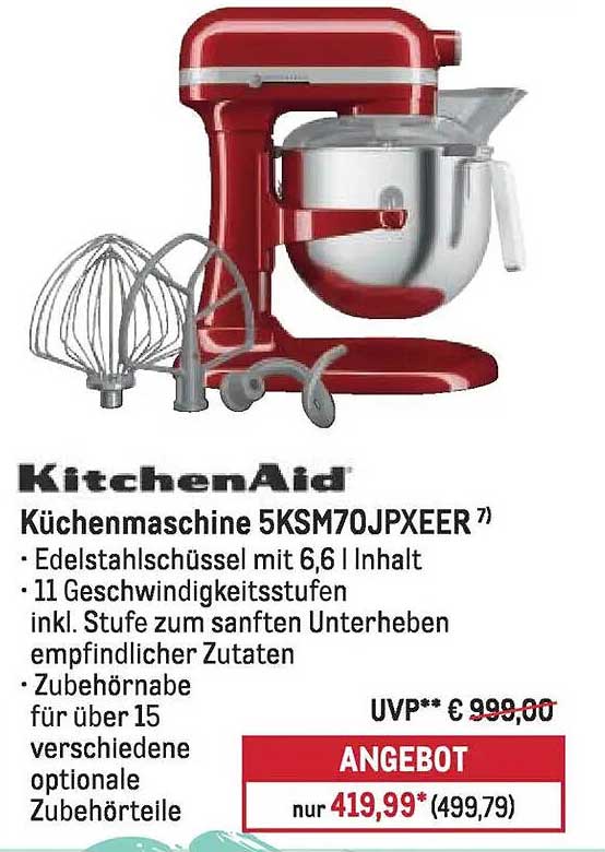 KitchenAid Küchemaschine 5KSM70JPXEER