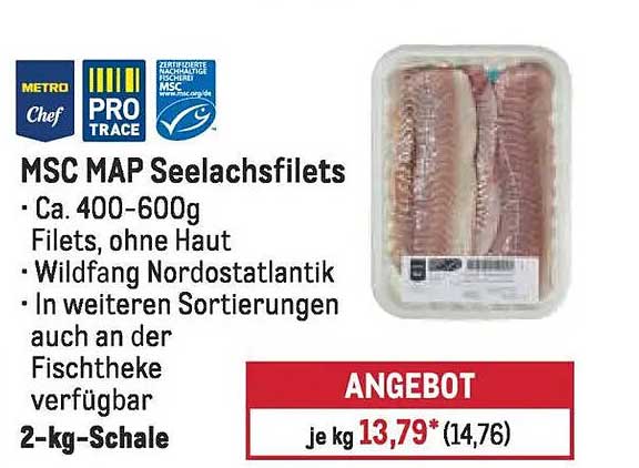 MSC MAP Seelachsfilets