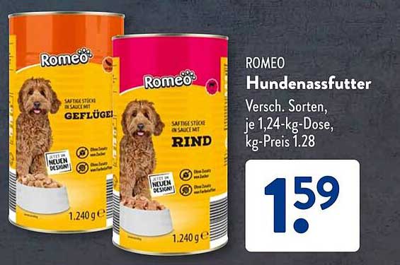 ROMEO Hundenassfutter