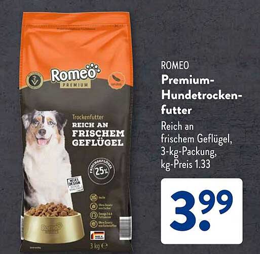 Romeo Premium-Hundetrockenfutter