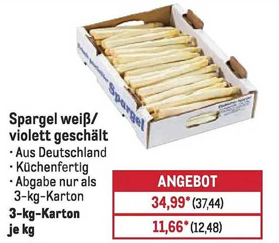 Spargel weiß/violett geschält