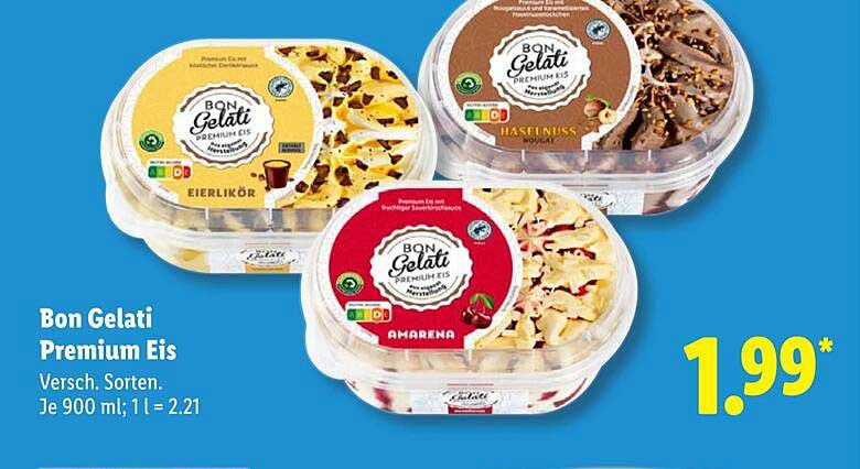 Bon Gelati Premium Eis