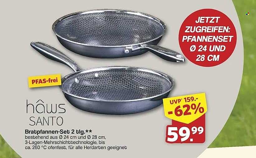 Bratpfannen-Set 2 lg.