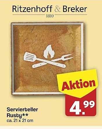 Servierteller Rusty**