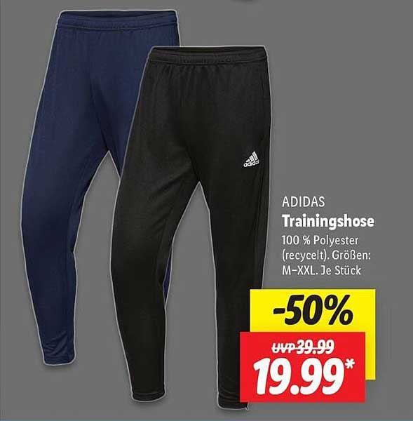 ADIDAS Trainingshose 100 % Polyester (recycelt)