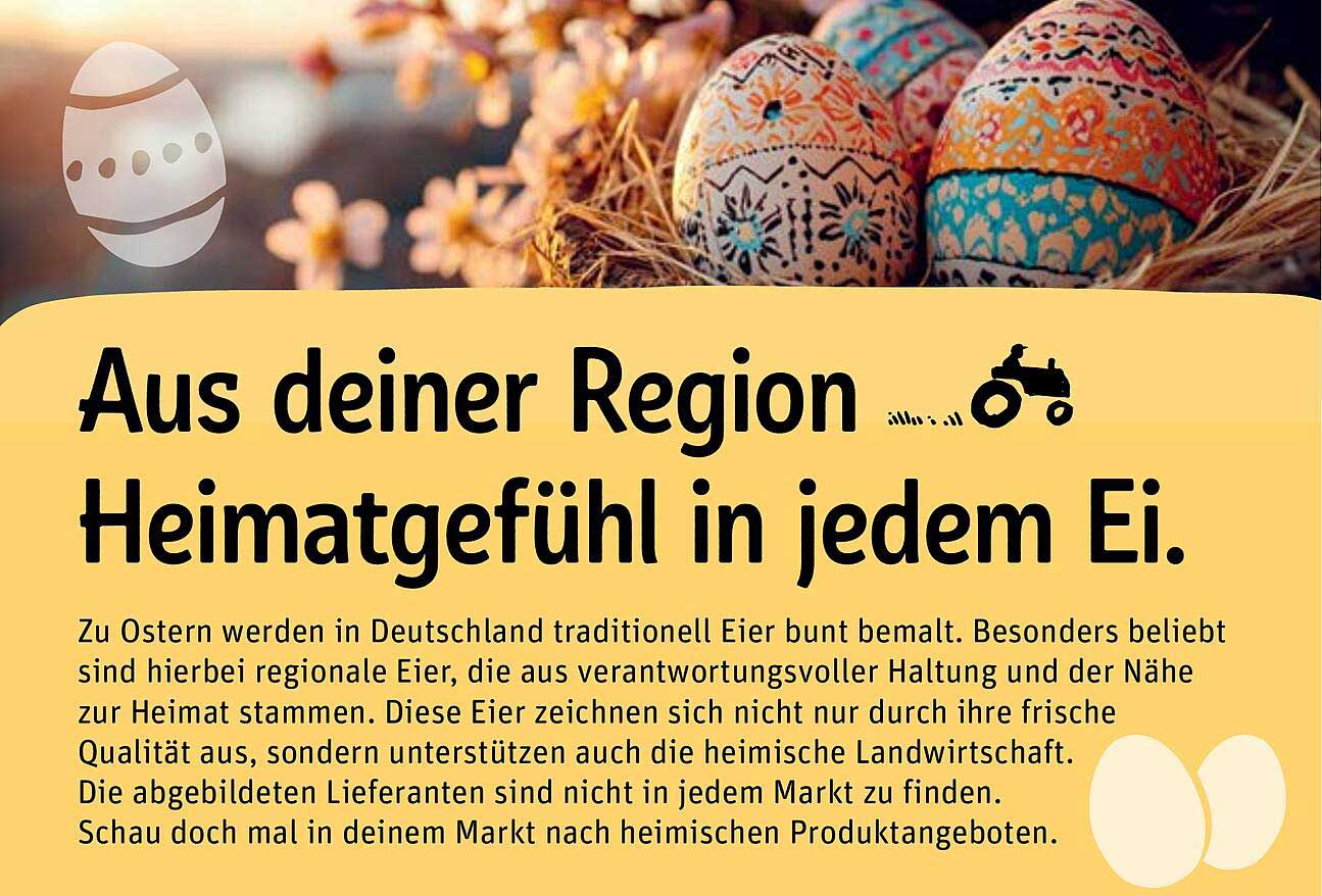Aus deiner Region – Heimatgefühl in jedem Ei