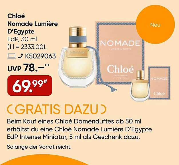 Chloé Nomade Lumière D'Egypte EdP 30 ml