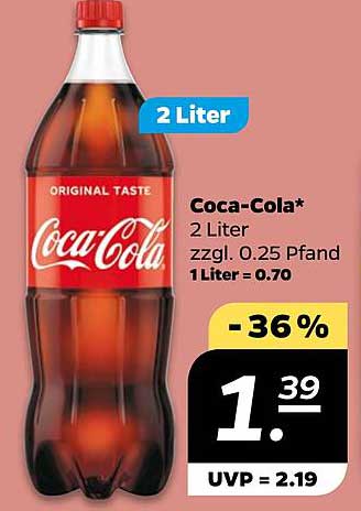Coca-Cola 2 Liter Flasche