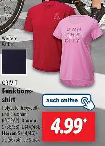 CRIVIT Funktionsshirt – Hochwertige Sportbekleidung für jeden Anlass