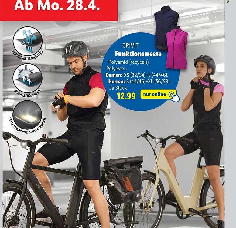 CRIVIT Funktionsweste