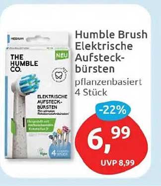 Humble Brush Elektrische Aufsteckbürsten - 4 Stück