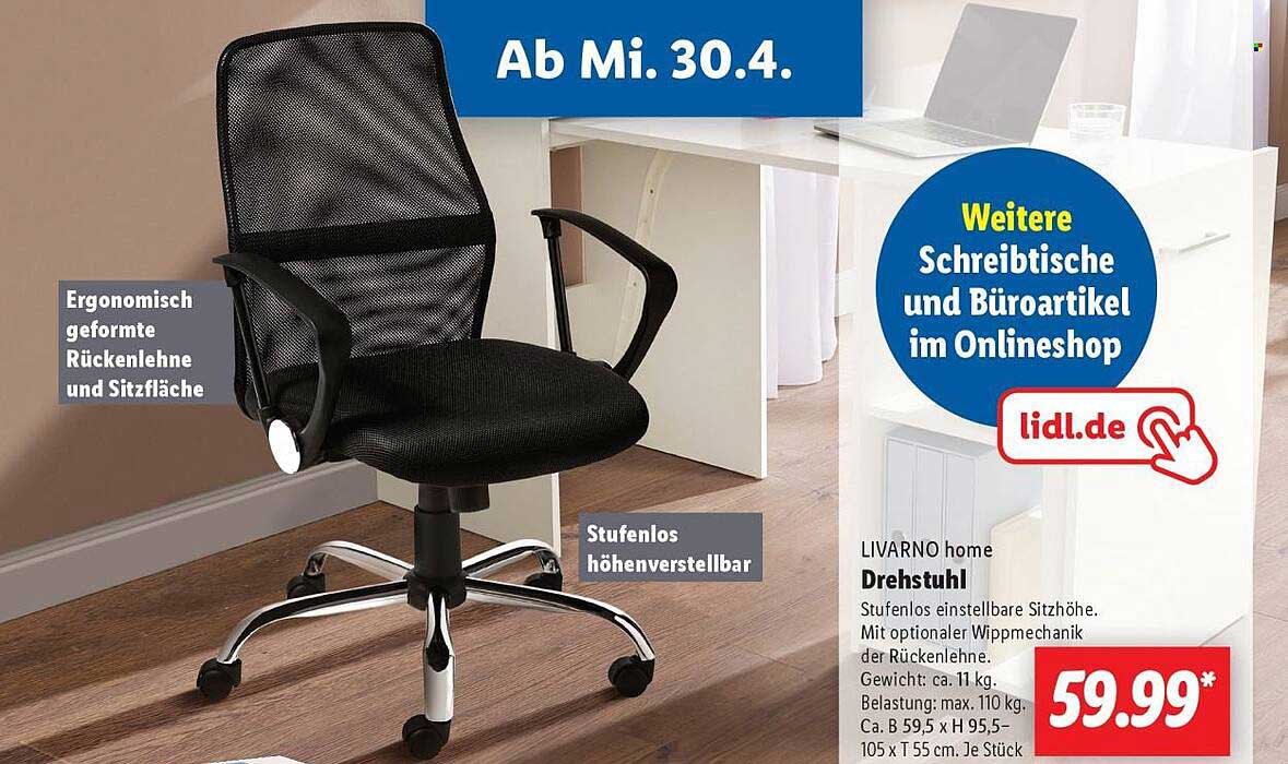 LIVARNO home Drehstuhl