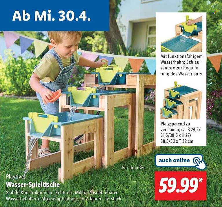 Playtime Wasser-Spieltische