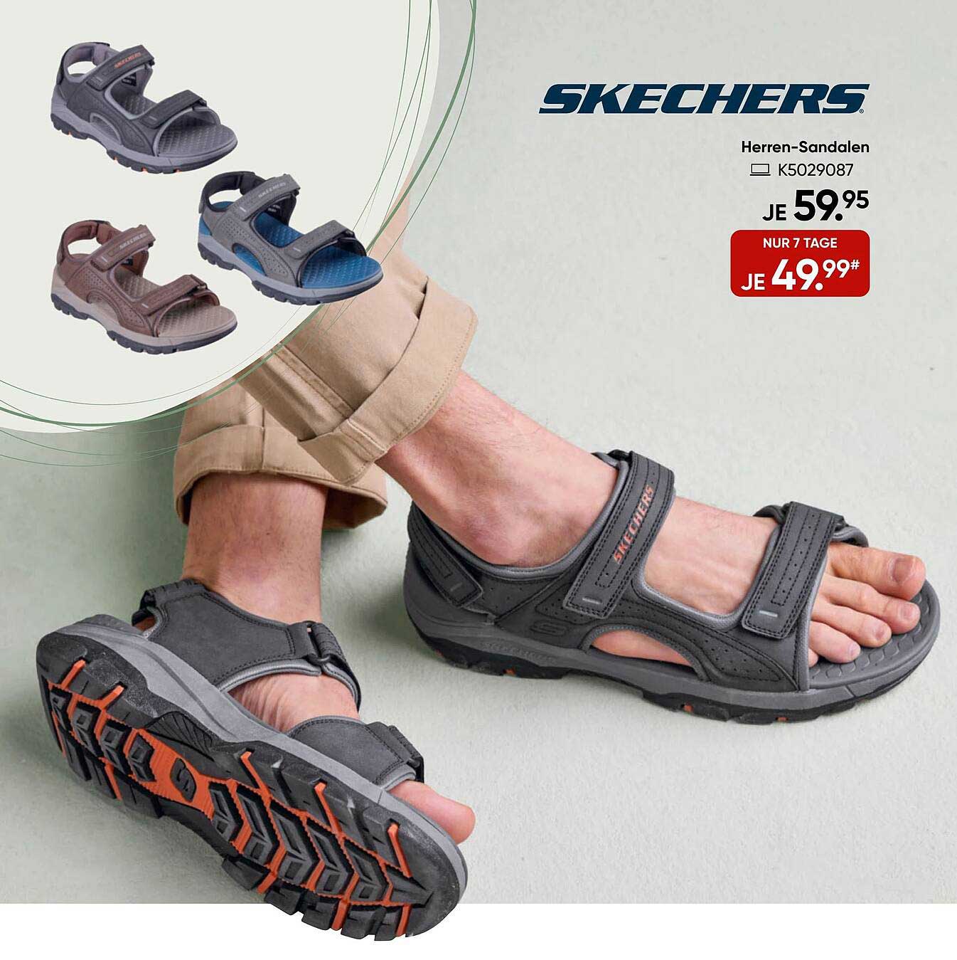 Skechers Herren-Sandalen