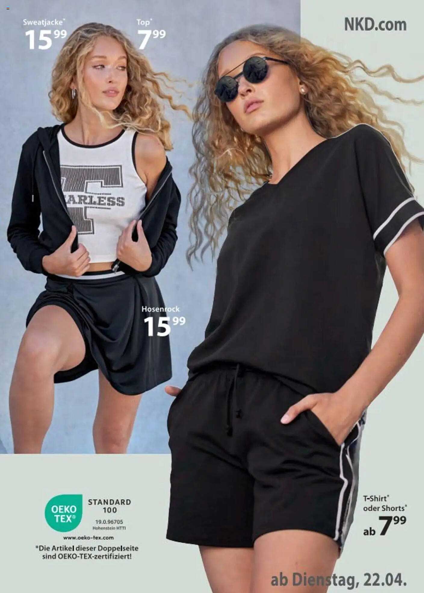 T-Shirt oder Shorts ab 7,99 €